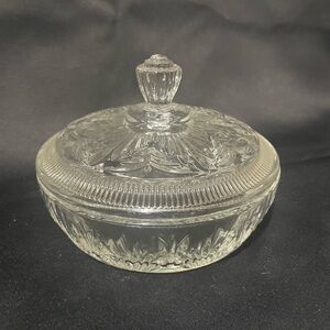 Avon Pressed Glass Dish
